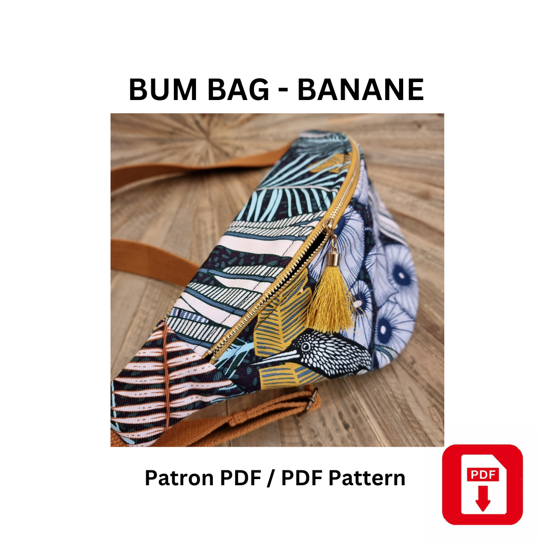 Patron de couture BANANE en quatre tailles, PDF – DIY PARIS