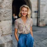Voile de coton  – Motif Floral
