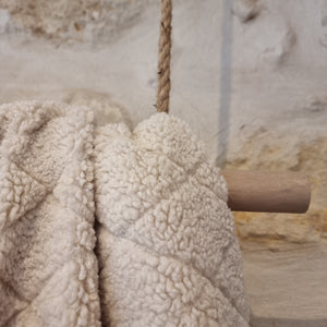 Teddy beige, par 50cm