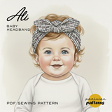 Patron de couture BANDEAU DE BEBE, PDF