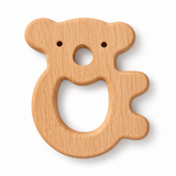 Anneau en bois Koala – Composant pour hochet et création DIY bébé