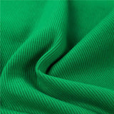 Bord côtes 2x2 vert