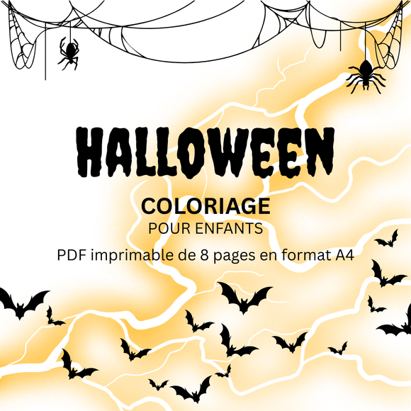 Coloriages Halloween à Imprimer PDF | 8 Pages Enfants