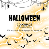 Coloriages Halloween à Imprimer PDF | 8 Pages Enfants