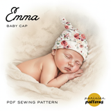Patron de couture EMMA, bonnets en jersey pour bébé, patron PDF