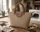 Patron PDF sac de voyage, sac pliable en tissu et simili, fabrication facile, tutoriel illustré couture débutant, projet DIY, sac week-end