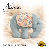 Patron PDF NANNE — Jouet textile bébé
