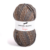 Laine à tricoter Cheval Blanc Taïga – Pelote épaisse 100 g | Tricot & Crochet
