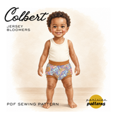 Patron de couture PDF Colbert pour bloomer bébé en jersey