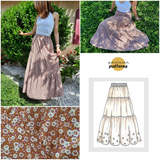 Patron de couture ELVIRA, jupe femme tailles 50/52 au 58/60, patron PDF